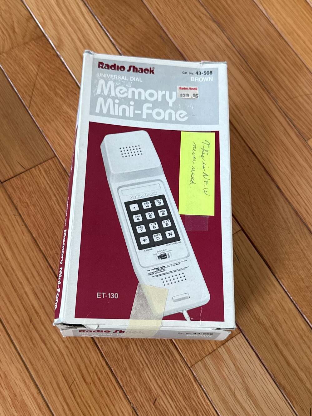 Radio Shack ET-130 Memory Mini-Fone Telephone Model 43-508